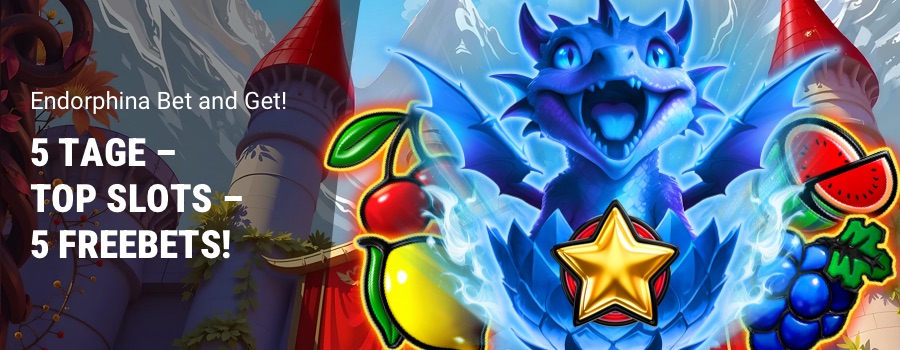 5 Tage -Top Slots - 5 Freebets!